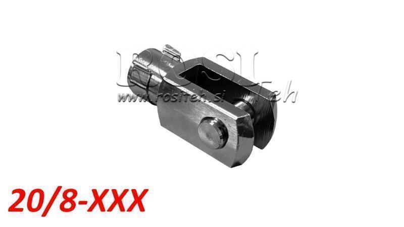 CI MOUNTING FOR PNEUMATIC CYLINDER PCAI 20/8 (M8x1.25) SNAP