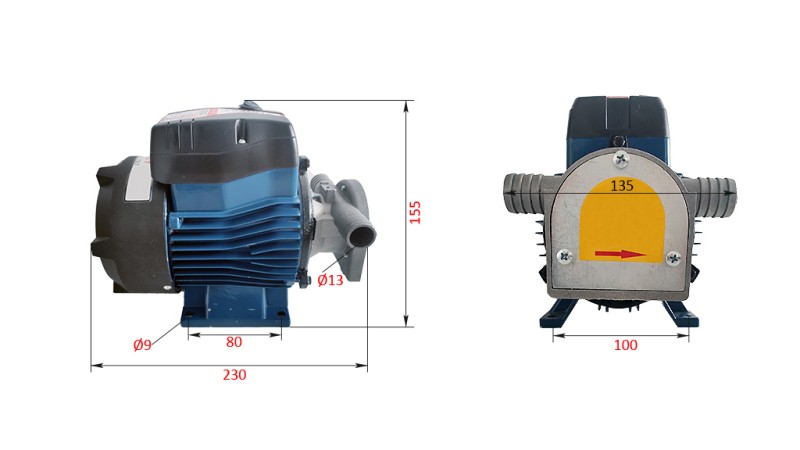 ELEKTRICKÉ ČERPADLO 230V AC -3/4- 25 lit/min (1500 l/h)