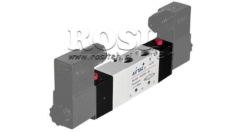 ELETTROVALVOLA PNEUMATICA 5/2 BISTABILE 1/4 PRT-0852-BCC