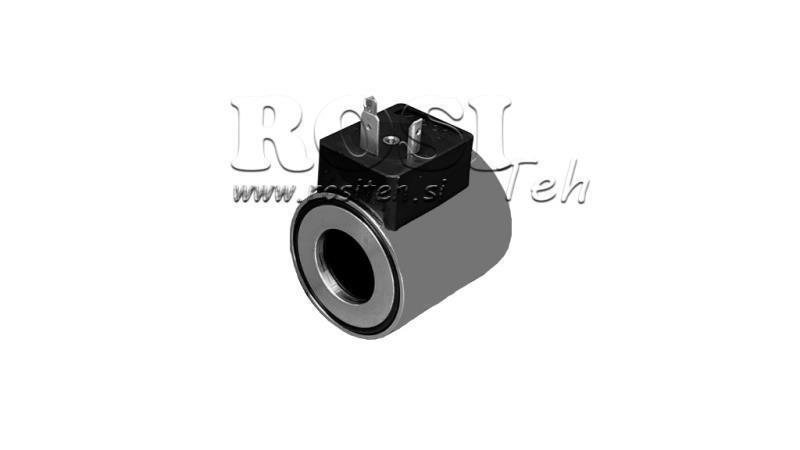 ELEKTROMAGNETISK SPOL 230V AC FOR CETOP 3 VENTIL - fi 23.4mm-50.7mm 30W IP65