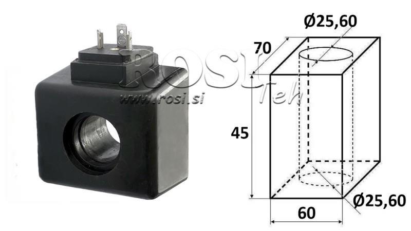 ELEKTROMAGNETICKÁ CIEVKA 230VAC - DS5 - fi 25,6mm-45mm