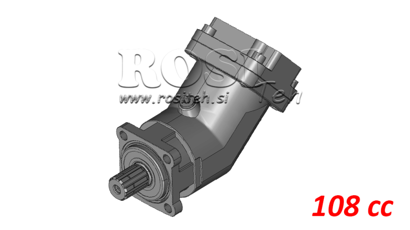 PISTON HYDRAULIKMOTOR  108CC - 600NM  