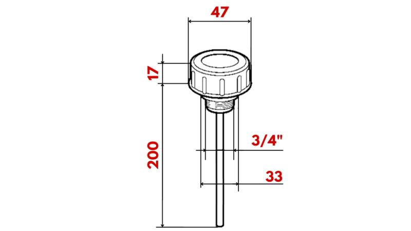 TAPPO VERSATORE 3/4