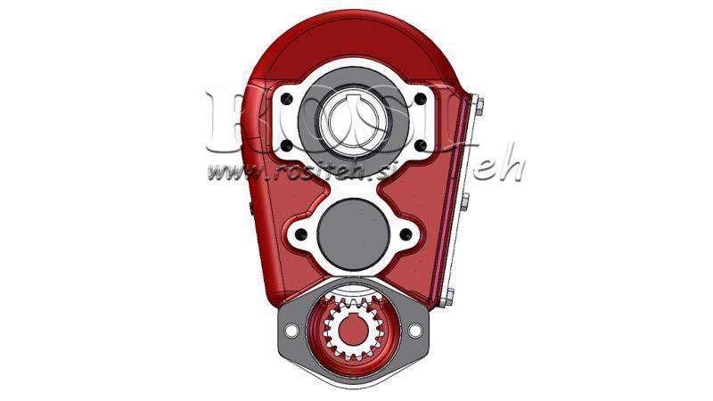 REDUKTOR - MULTIPLIKATOR RT150 ZA HIDROMOTOR MP/MR/MS/MH odnos 12:1