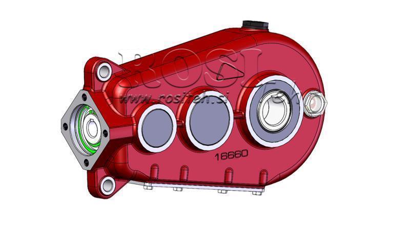 BOÎTE DE VITESSE - BOÎTE DE VITESSE RT320 POUR MOTEUR HYDRAULIQUE MP/MR/MS RATIO 29.5:1