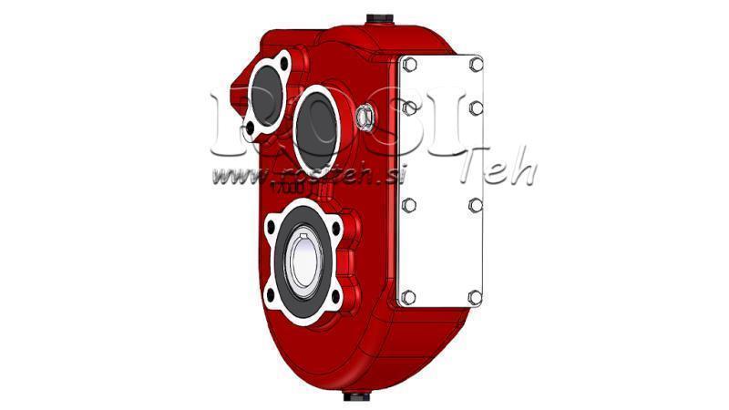 REDUCTOR - MULTIPLICATOR RT360 FOR HYDRAULIC MOTOR MP/MR/MS gear ratio 31,4:1