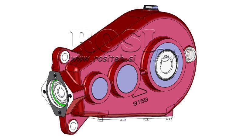 BOÎTE DE VITESSE - BOÎTE DE VITESSE RT400 POUR MOTEUR HYDRAULIQUE MP/MR/MS RATIO 35.2:1