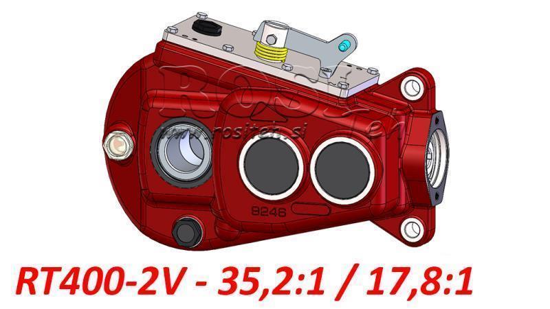 ÜBERSETZUNGSGETRIEBE - REDUKTOR RT4002V FÜR HYDROMOTOR MP/MR verhältnis 17,8:1