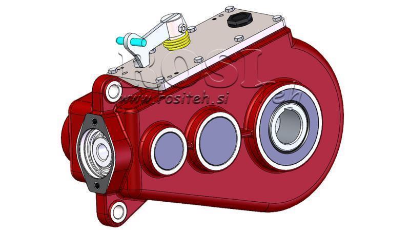 REDUKTOR - SZOROZÓ RT4002V ZA HIDRAULIKUS MOTOR MP/MR arány 35,2:1 arány 17,8:1