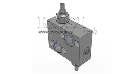 HYDRAULISCHES DRUCKBEGRENZUNGSVENTIL 10-180 BAR FÜR ÖLMOTOR MP-MR-MH