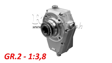 ÜBERSETZUNGSGETRIEBE GR.2 -1:3,8 MUFFE MIT STIFT