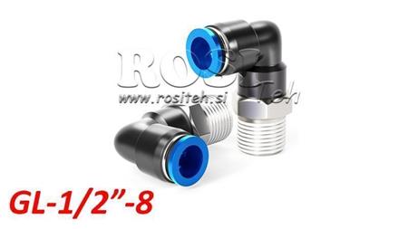 CONECTOR RETO PNEUMÁTICO TPA COM ROSCA GI-018-10