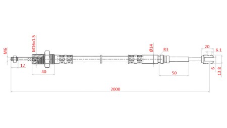 LANOVOD L=2000 - vidlička