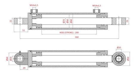 HIDRAULIKUS KORMÁNY HENGER FIAT-NEW HOLLAND OEM-5164023