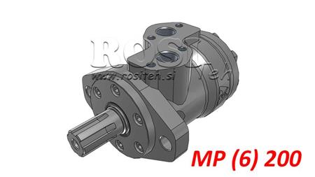 HIDRAULIKUS MOTOR MP 200 cc - 6 FOG