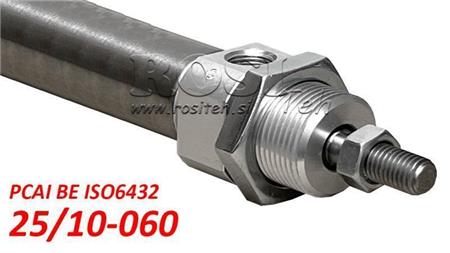 PNEUMATIC CYLINDER PCAI 25/10-060 BE ISO6432