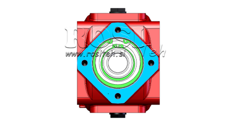 REDUKTOR - MULTIPLIKATOR RT100 ZA HIDROMOTOR MP/MR/MS razmerje 3,1:1