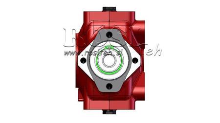 BOÎTE DE VITESSE - BOÎTE DE VITESSE RT120 POUR MOTEUR HYDRAULIQUE MP/MR/MS RATIO 4.1:1