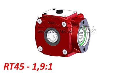 REDUKTOR - MULTIPLIKATOR RT45 ZA HIDROMOTOR MP/MR razmerje 1,9:1